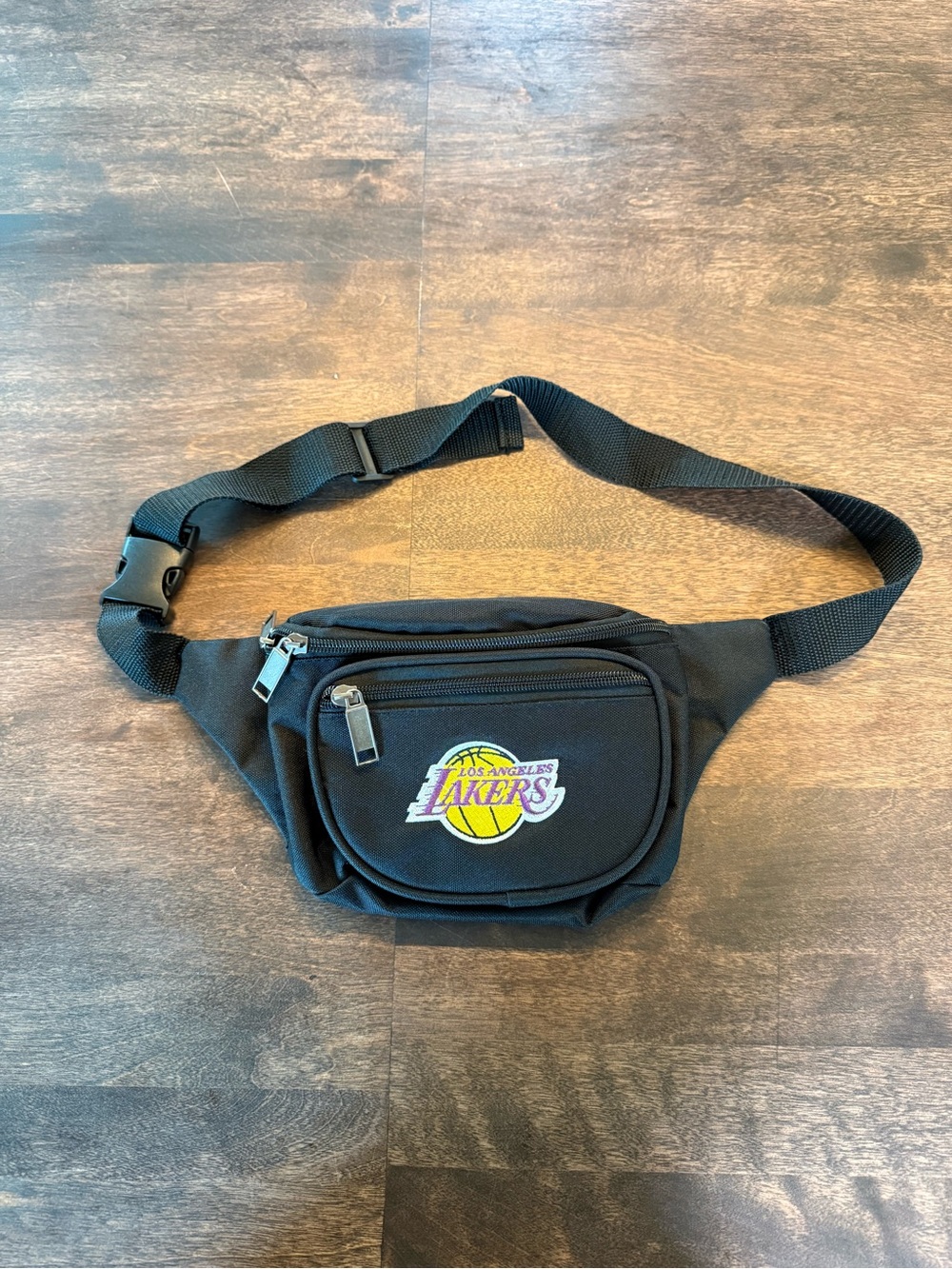 LA Lakers Black Fanny Pack Waist Bag